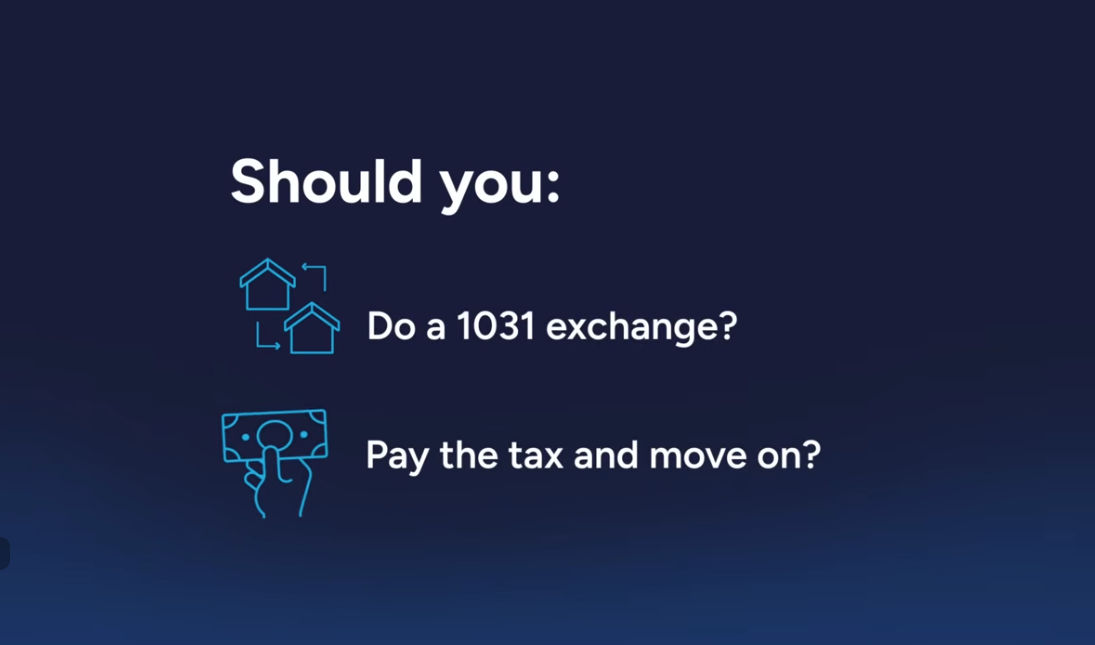 Video: 1031 or Pay the Tax